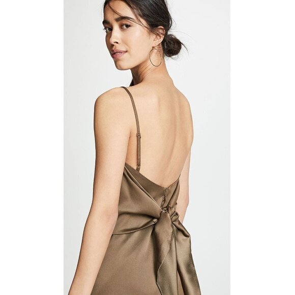 LeRumi Kinsey Slip Dress Green Womens Size Medium - Picture 3 of 16